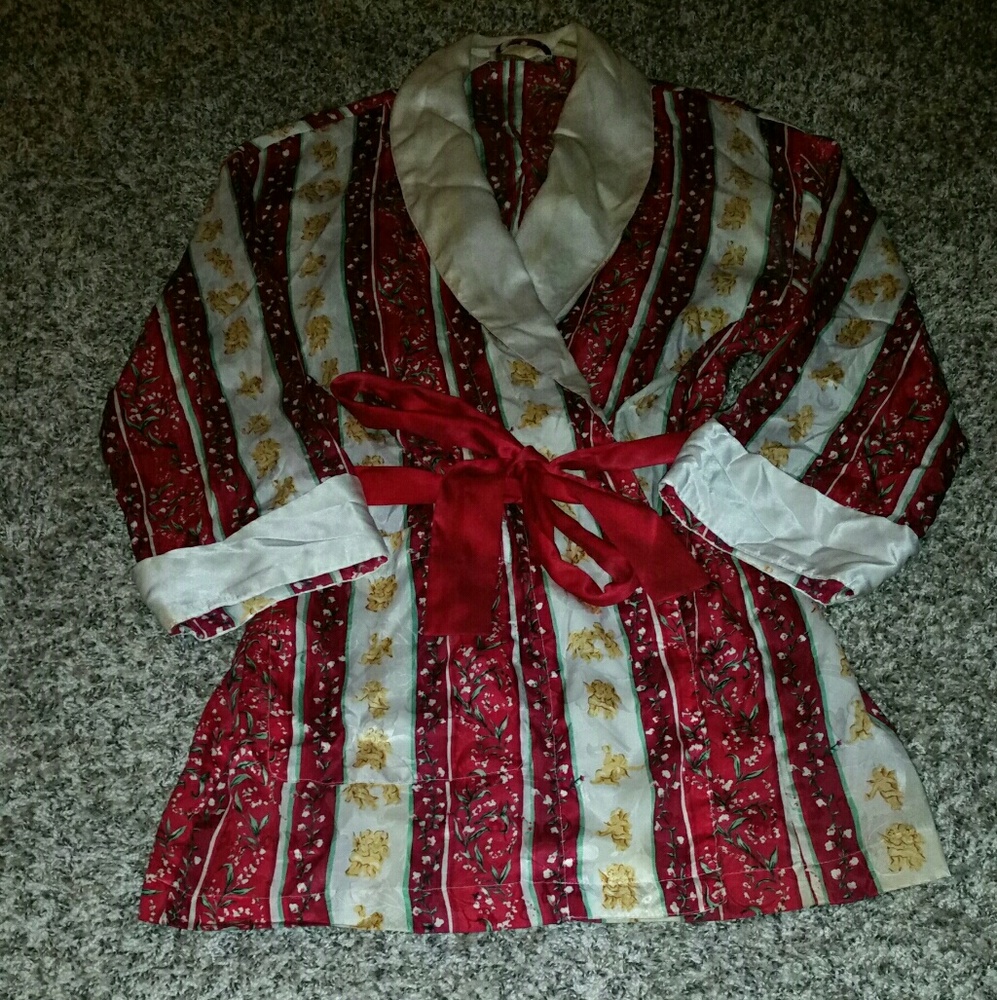 Beautiful Satin-ish Victoria's Secret robe size S